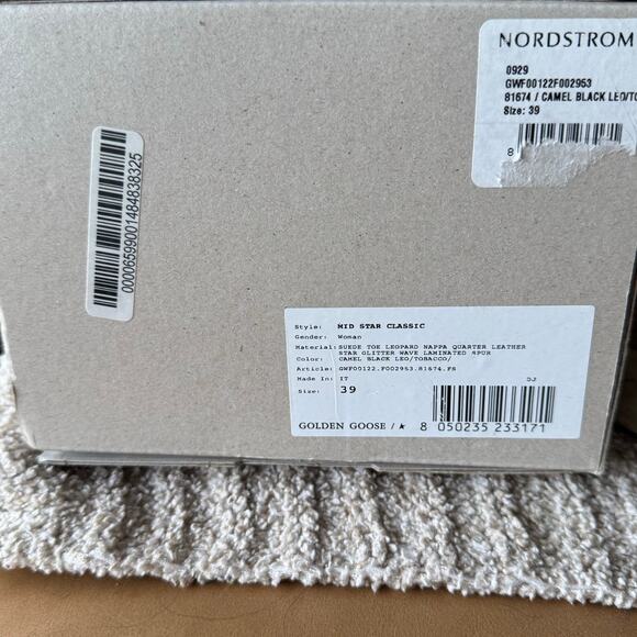 Golden Goose Mid Star Classics, size 39, leopard accents, pink star - Picture 2 of 13